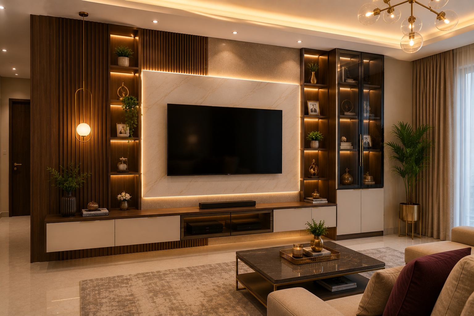 TV Units and Entertainment Spaces